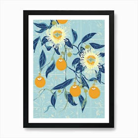 Passionfruit Illustration 1 Art Print