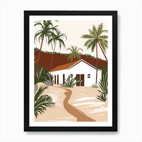 House In The Sand Art Print