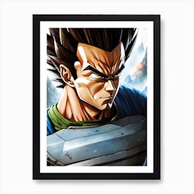 Dragon Ball Z Wallpaper Art Print