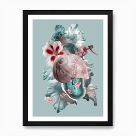 Surfing Art Print