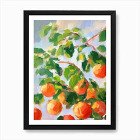 Grapefruit Tree 3 Impressionist Painting Art Print