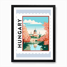 Hungary 1 Travel Stamp Poster Art Print