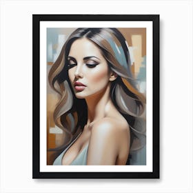 Portrait Of A Woman 7 Art Print