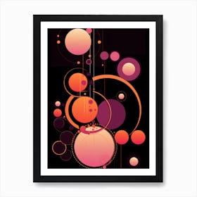 Abstract Circles 30 Art Print