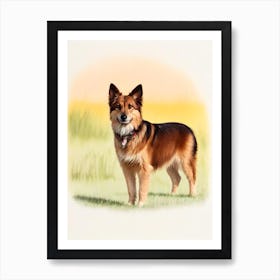 Berger Picard Illustration Dog Art Print