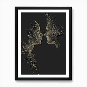 Two Faces 19 Art Print