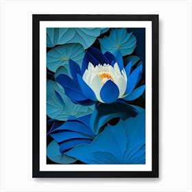 Blue Lotus Fauvism Matisse 3 Art Print