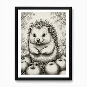 Hedgehog 14 Art Print