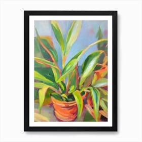 Maranta Impressionist Painting Art Print