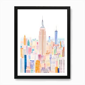New York City Canvas Print Art Print