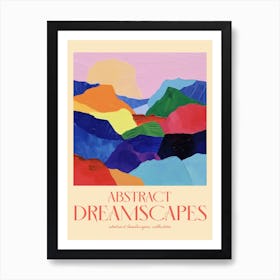 Abstract Dreamscapes Landscape Collection 75 Art Print