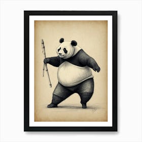 Panda Bear 1 Art Print