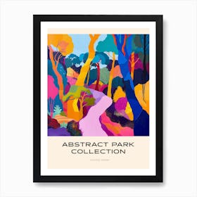 Abstract Park Collection Poster Kings Park Perth Australia 2 Art Print