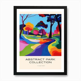 Abstract Park Collection Poster Hyde Park Sydney Australia 3 Art Print