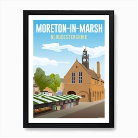 Moreton In Marsh Art Print