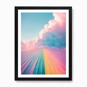 Rainbows And Clouds Art Print
