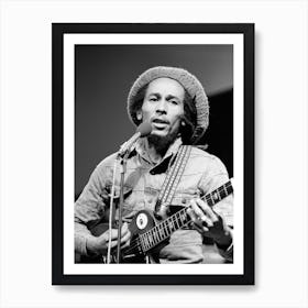 Bob Marley In London, June 1978 Art Print