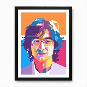 John Lennon wpap art Poster