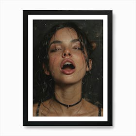 Woman'S Face 16 Art Print