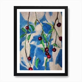 Sour Cherry 2 Classic Fruit Art Print