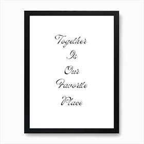 Together Art Print