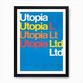 Utopia Ltd Art Print