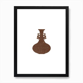 Alabastron Minimal Greek Pot Art Print