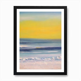 Chesil Beach, Dorset Bright Abstract Affiche