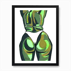 Green Booty Art Print