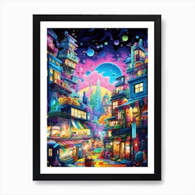 Cityscape 3 Art Print