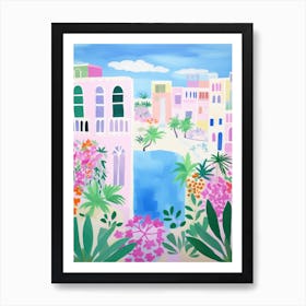 Brindisi, Italy Colourful View 2 Art Print