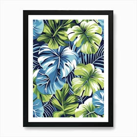 Tropical Leaves 192 Art Print