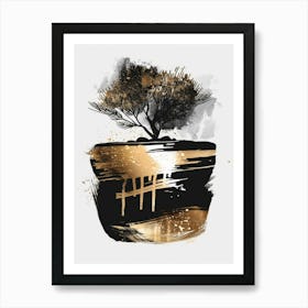 Bonsai Tree Canvas Print Art Print