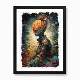 A mysterious figure Art Print