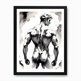 Echoes of Strength The Unseen Form Juan 5 Art Print