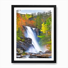 Yarmouth Falls, United States Majestic, Beautiful & Classic (2) Art Print