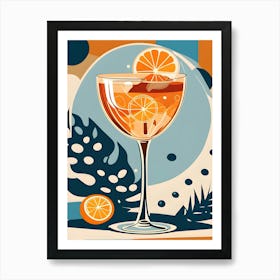 Cocktail In A Glass Art Print