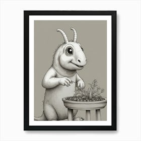 Lizard 9 Art Print