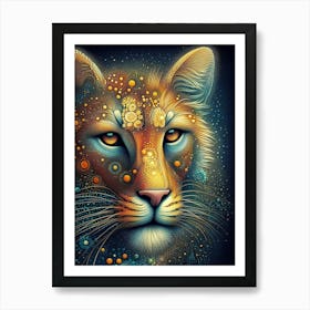 Lion Painting Art Print