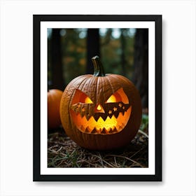 Halloween Pumpkins Art Print