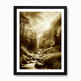 Sepia 12 Art Print