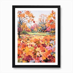 Autumn Gardens Painting Huntington Gardens Usa 2 Art Print