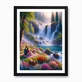 Picnic In The Wild Art Print