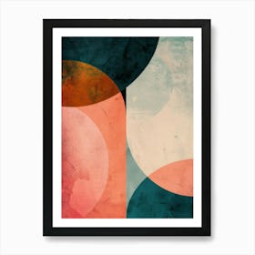 Abstract Circles 64 Art Print