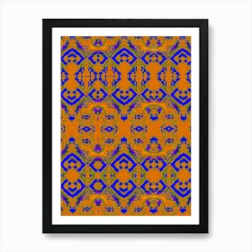 Abstract Kaleidoscope By Person Art Print