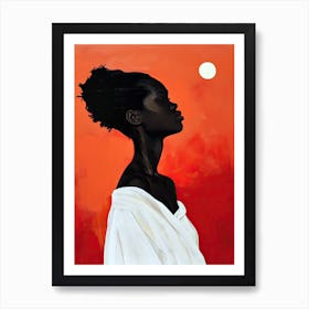 Africa'S Boho Art; The Dune Dirge (2) Art Print