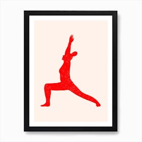 Red Figure Movement 7 Art Print