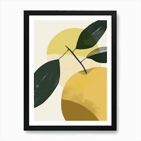 Apples Close Up Illustration 4 Art Print