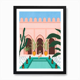 Marrakech Riad Morocco Ii Art Print