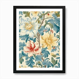 Floral Wallpaper 47 Art Print